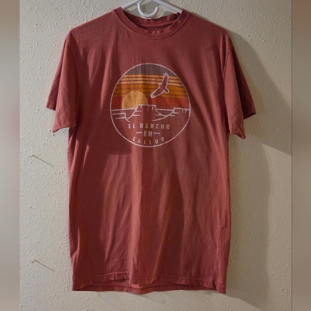 El Rancho Graphic Tee - Rust Orange (Sz. S)